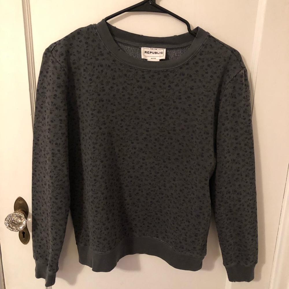 Floral sweater